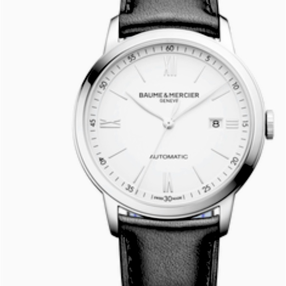 Baume & Mercier
Classima Watch, 42mm. Black and white